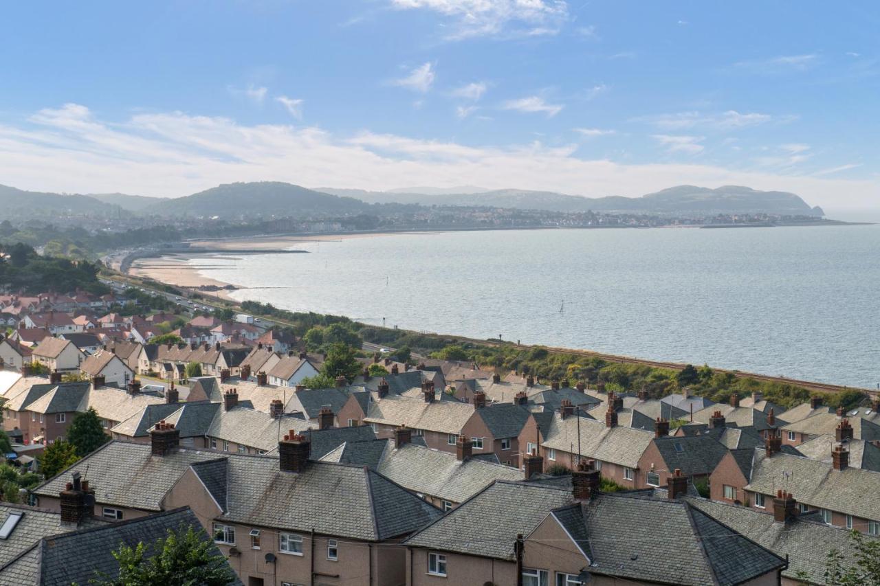 Windy Ridge Terrace With Beautiful Sea Views, North Wales Coast Vila Old Colwyn Exterior foto